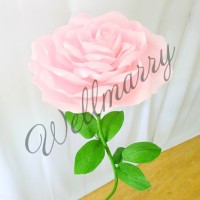 Ростовой бумажный цветок "Роза" (цвет любой, на выбор)